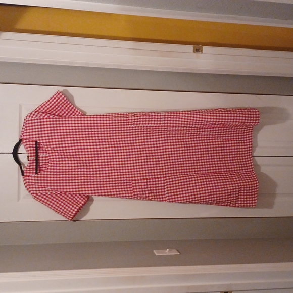 Dresses & Skirts - RED AND WHITE CHECKERED DRESS